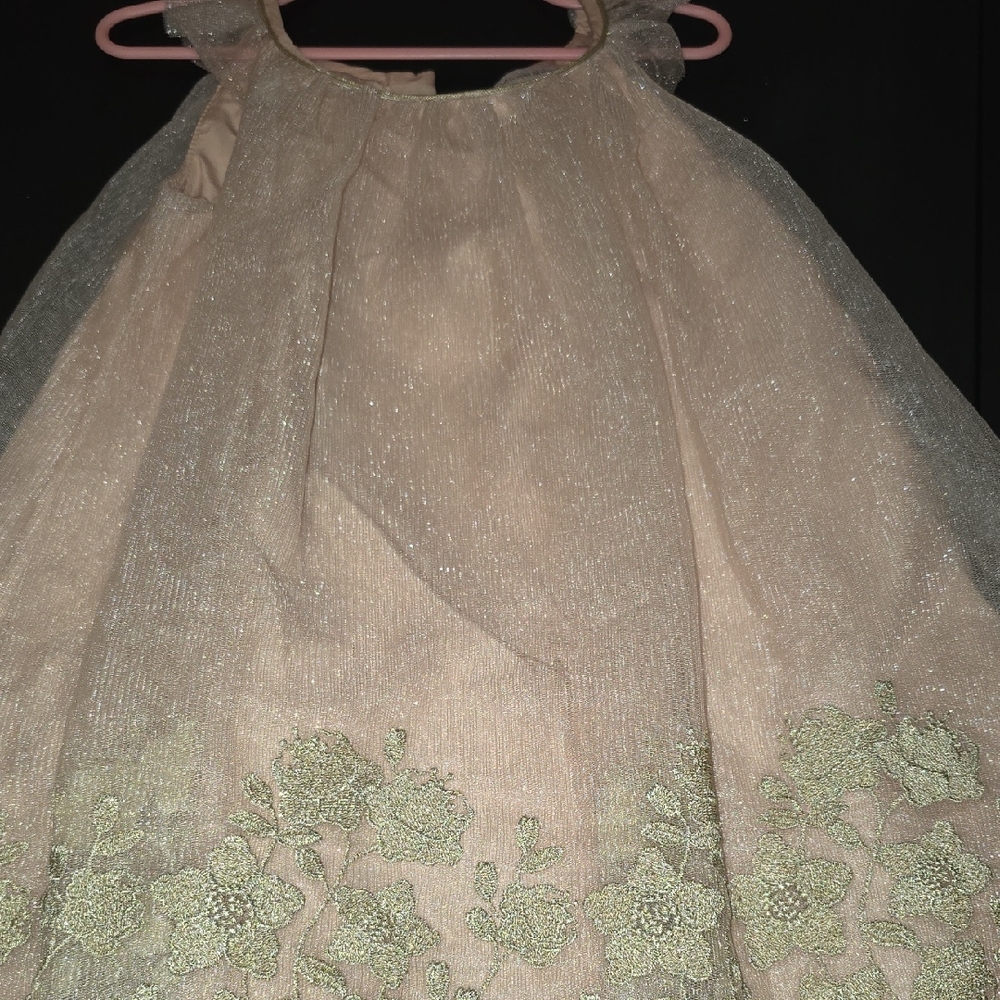 Catherine Malandrino Cream Halter Sundress for Prom